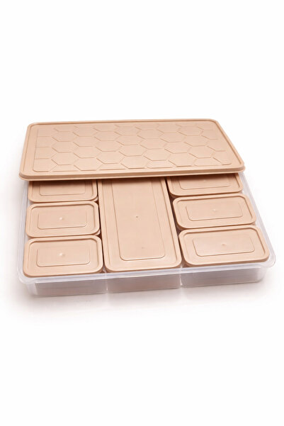 Kazen Home 16 Parça 7 Bölmeli Kapaklı Multi Saklama Seti