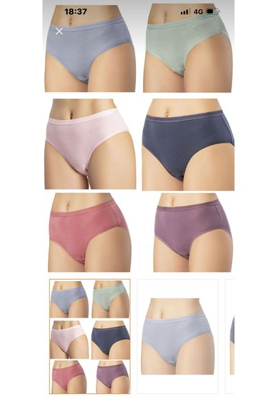 GK LUXURY & FASHION High Waist Cotton Panties L-Xl-Xxl Flexible Comfortable Camisole