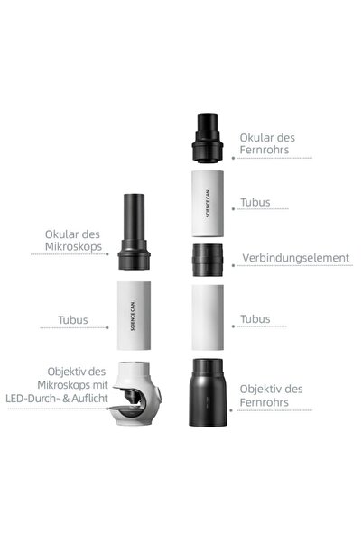 Top Brıght Microscop si telescop 2 in 1 pentru copii TopBright