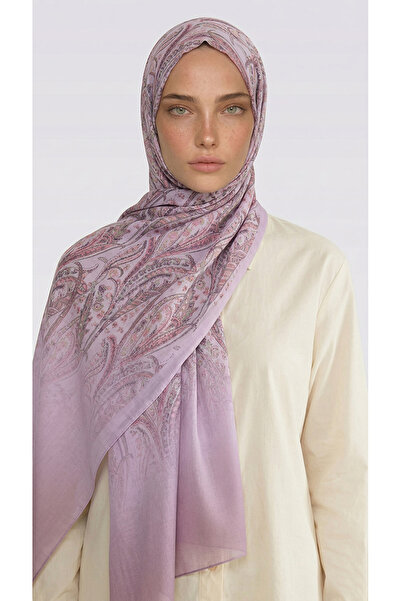 Karaca Șal din bumbac cu model ALMERA - Roz pudră