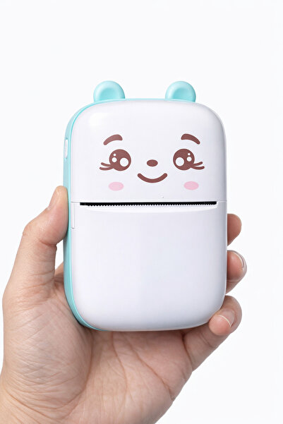 beemen Bluetooth Mini Yazıcı Mürekkepsiz Termal Yazıcı Fotoğraf Etiket Not Ba...