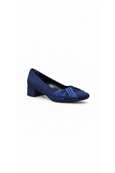 Ustalar Ayakkabı Çanta Navy Blue Women's Heeled Shoes 361.254