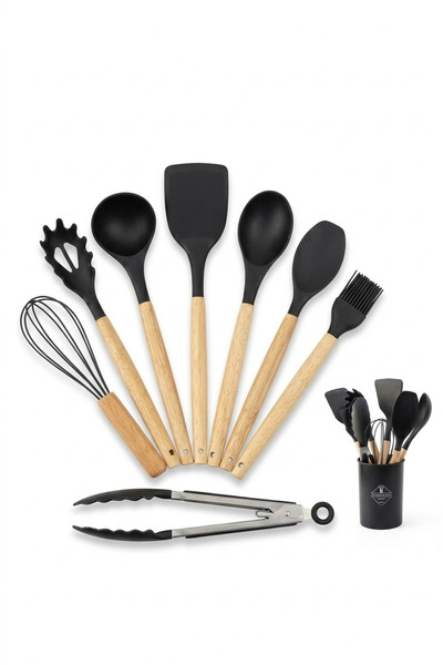 BEYZANA 9 PARÇA SİLİKON MUTFAK GEREÇLERİ SETİ