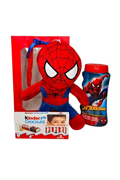 velve Δώρο για παιδιά με λούτρινο παιχνίδι Σπάιντερμαν, σοκολάτα Kinder και τ...