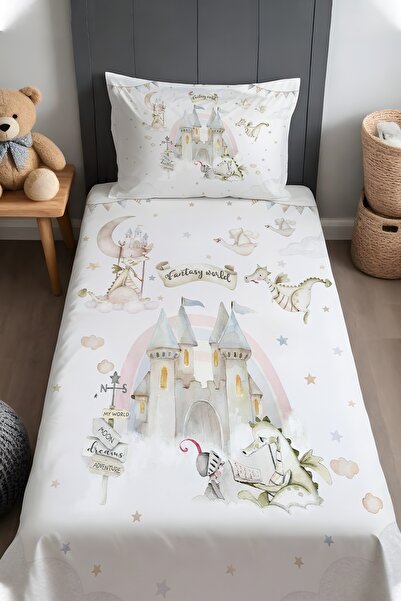 EVPANYA Dreamland Patterned Bedspread and Pillowcase
