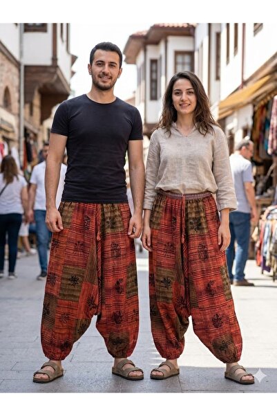 AYASOFYA OTANTIK Unisex Nepalese Ethnic Authentic Shalwar with Elastic Waist ...