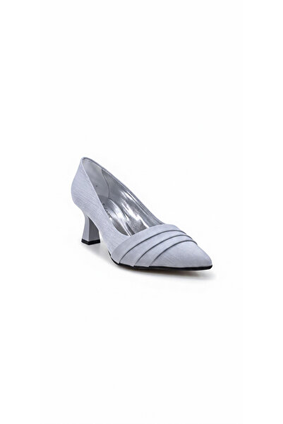 Ustalar Ayakkabı Çanta Silver Women's Heeled Shoes 615.960