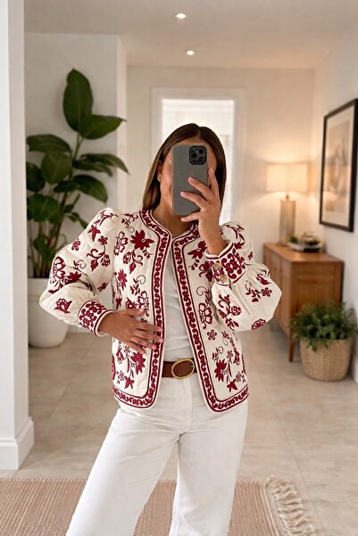 Lavanta Tekstil Embroidered Jacket
