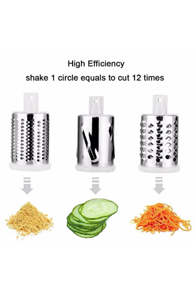 Eagle Manual Slicer Vegetable Mandoline Shredder Cutter Chopper Vegetable Grater with 3 Inner