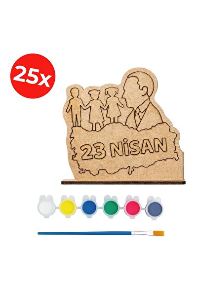 KİDOSE 23 April National Sovereignty Ataturk and Children Painting