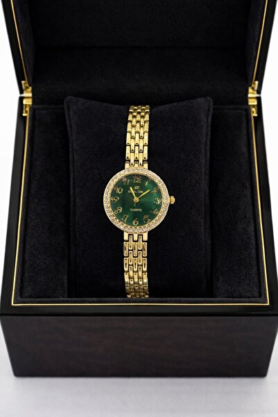 Show Time Kadın Kol Saati Zarif Taş Detaylı Şık Tasarım Saat