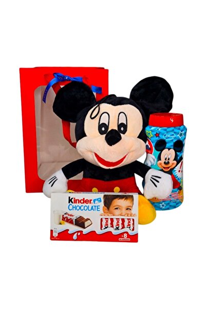 velve Δώρο για παιδιά με λούτρινο παιχνίδι Μίκυ Μάους, σοκολάτα Kinder και τζ...