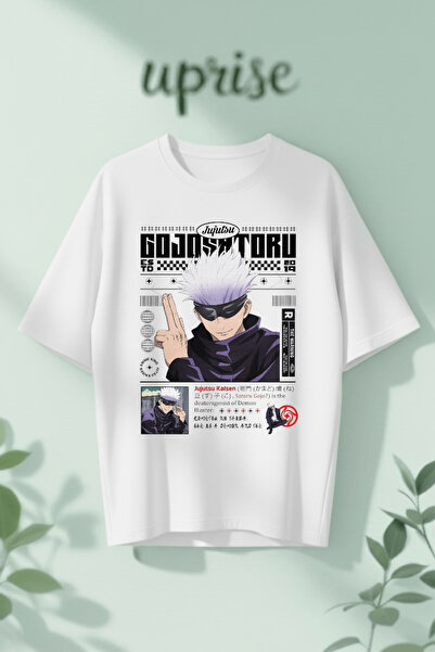 Vordevia Σατόρου Γκότζο Τζουτζούτσου Καϊζέν με τύπωμα Βαμβάκι lu oversized Μπ...