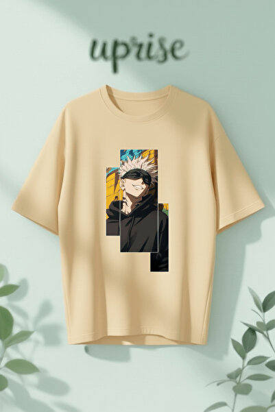 Vordevia Σατόρου Γκότζο Τζουτζούτσου Καϊζέν με τύπωμα Βαμβάκι lu oversized Μπ...