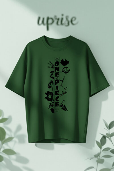 Vordevia Μπλουζάκι One Piece με στάμπα από βαμβάκι σε oversized γραμμή