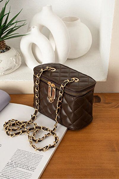 Ebitte Woman Bags Τσάντα ώμου με κεντημένη και πλεκτή αλυσίδα