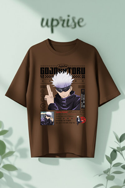 Vordevia Σατόρου Γκότζο Τζουτζούτσου Καϊζέν με τύπωμα Βαμβάκι lu oversized Μπ...