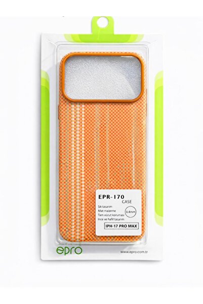 EPRO EPR-170 iPhone 17 Pro Max Uyumlu Şık ve İnce Telefon Kılıfı (0.4 mm)