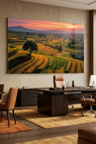 Ahsen resim çerçeve Masă din sticlă rezistentă la spargere 5mm (grosime) - De...