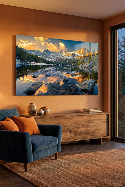 Ahsen resim çerçeve Άθραυστο Γυάλινο Τραπέζι 5mm (Παχύ) - Διακόσμηση Τοίχου γ...