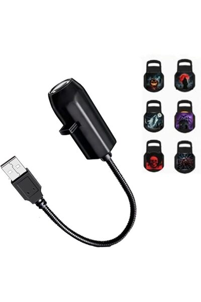 Arabest 6-Scene Halloween USB Projector Light, Starry Sky LED Night Light for...