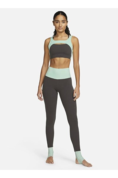 Nike Yoga Luxe Yüksek Bel 7/8 Kahverengi Tayt