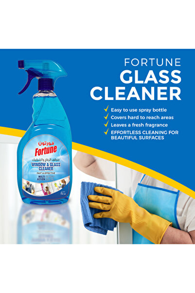 Fortune Window cleaner spray & Glass Cleaner Liquid spray for Home & Car 3 x 800ml offer combo pack
