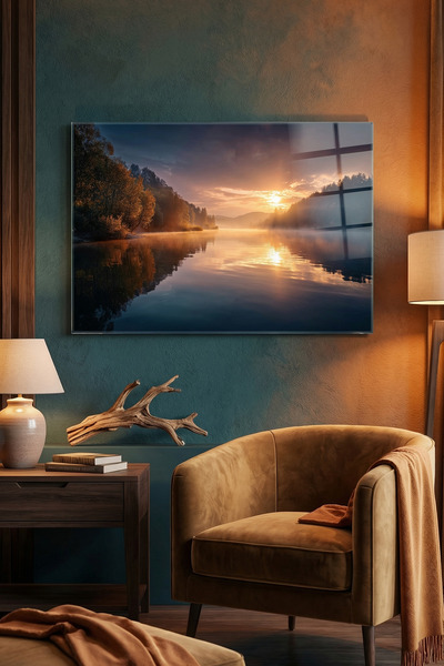 Ahsen resim çerçeve Άθραυστο Γυάλινο Τραπέζι 5mm (Παχύ) - Διακόσμηση Τοίχου γ...