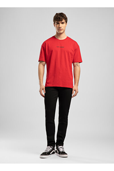 Lee Cooper Черни мъжки вталени дънкови панталони 262 LCM 121053 JEFF STAY BLACK