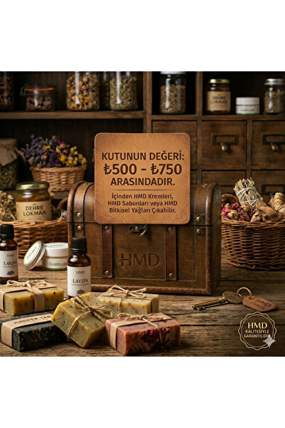 HMD BİTKİSEL KOZMETİK Gizemli Şifa Kutusu-%100 Doğal Ürünler(Minimum 500 tl Değerinde)Süpriz Karışım Set
