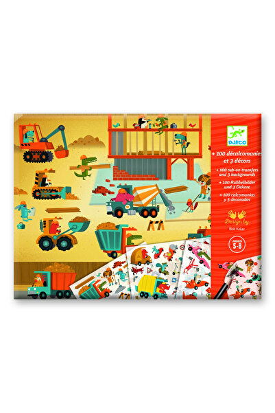 djeco Transferuri creative de vehicule pentru jocuri