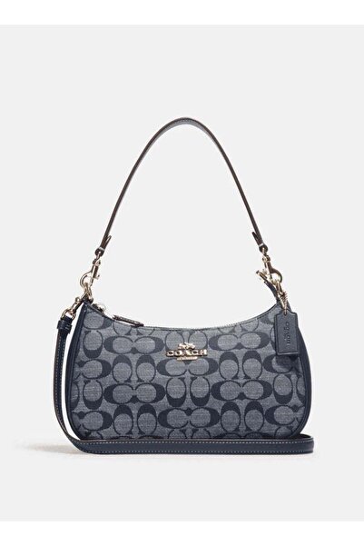 By Coach Women's Teri Shoulder Bag In Signature Handbag Messager Bag