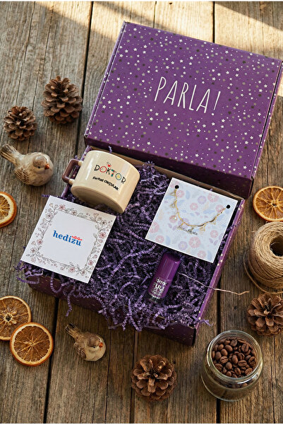 Hedizu Doktor Hediye Kutusu Mor - S021 - Tıp Bayramı Hediyesi M8C P0K X8W Q8L...