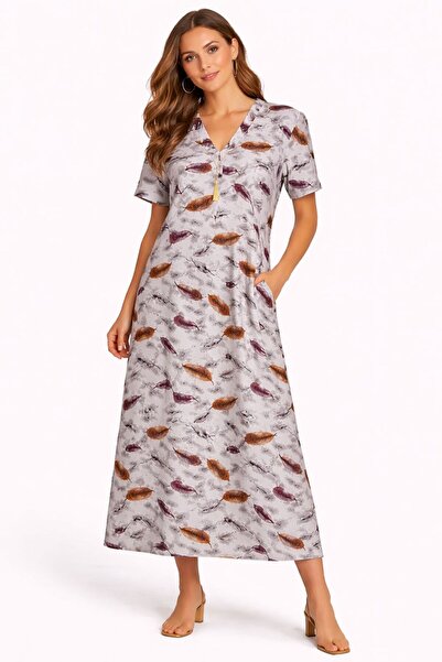 AYOUSH Summer Women's Jalabiya Soft and Light Rayon (Viscose) Fabric Silky Fe...