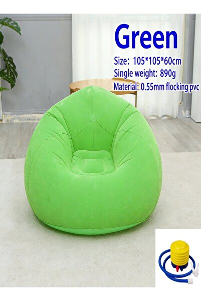 Generic Inflatable outdoor camping inflatable sofa chair, lazy sofa foldable ...