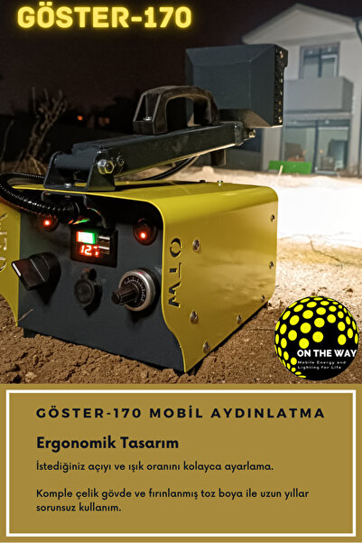 Genel Markalar Göster 170 – Taşınabilir Mobil Aydınlatma Ünitesi (El Tipi)