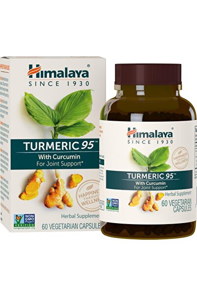 Himalaya Turmeric 95 Curcumin Joint Muscle Support Flexibility Mobility 60 Ve...