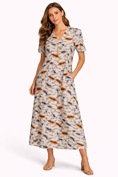 AYOUSH Summer Women's Jalabiya Soft and Light Rayon (Viscose) Fabric Silky Fe...