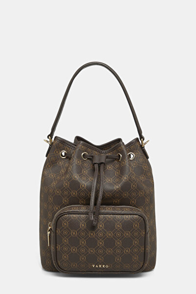 Vakko KAHVE MONOGRAM ÇANTA
