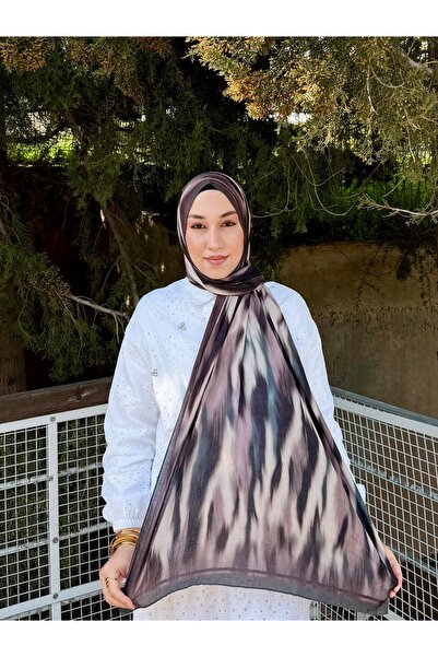 MİNELEŞARP34 Σάλι από μπαμπού με σχέδια Minelesharp – Με μεταξωτή υφή, αντιολ...