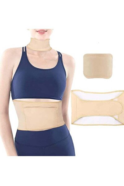Arabest Adjustable Reusable Castor Oil Pack Kit, Natural Cotton Waist and Nec...