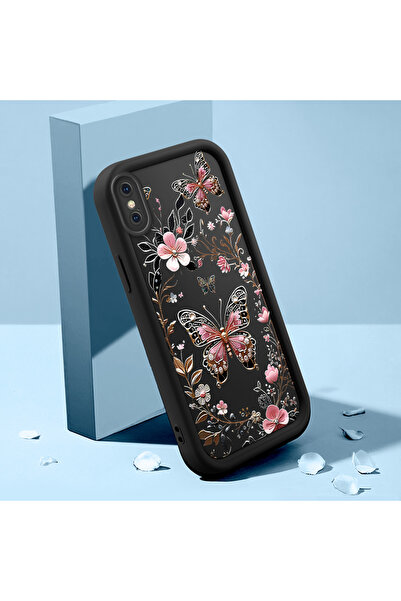 Hontinga حافظة هاتف من السيليكون الناعم والرفيع متوافقة مع هاتف iPhone X مع ح...