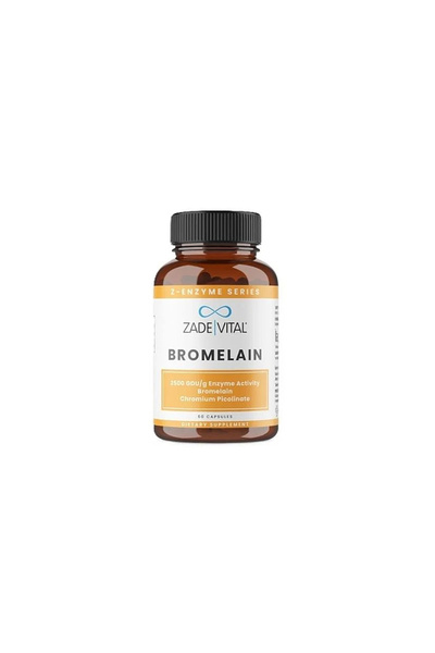 Zade Vital Bromelain 60 Capsules Food Supplement