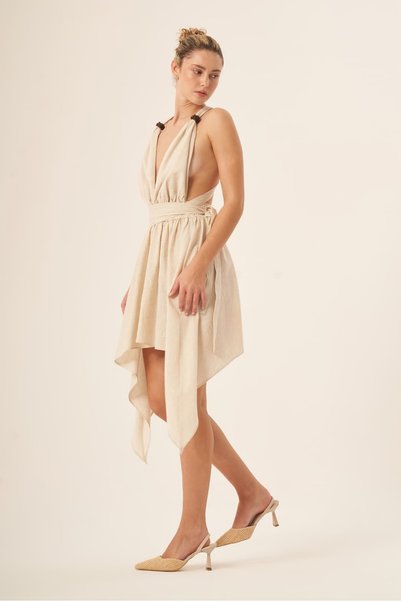 Whitefin Galatea Sahara Knot Elbise