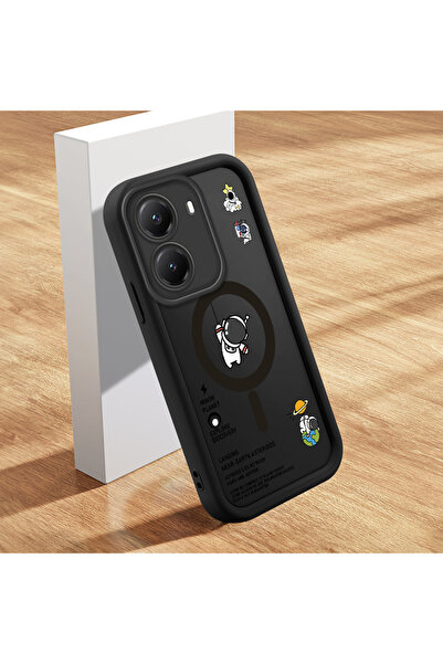 Hontinga Poco X7 Pro Uyumlu yaratıcı Desen Kamera Korumalı İnce Yumuşak Silik...