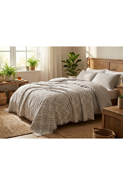 kesenegore Κουβέρτα από 100% βαμβακερό ψάθινο ύφασμα 8 στρώσεων μουσελίνας Πι...