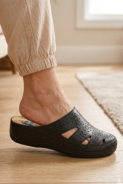 Polaris 5 Nokta   Black Women's Slippers