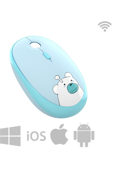 Dossimo M2 Hello Bear 2.4g 1600DPI Sessiz Kablosuz Mouse Smk-M2