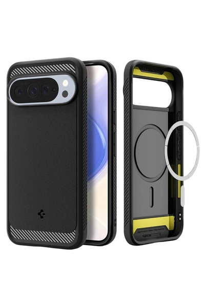 Spigen Husă pentru Google Pixel 10 Pro XL, Armură Robustă MagSafe, Negru