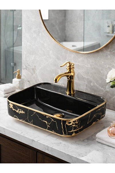 Fualora Seramik Çanak Lavabo Batarya Delikli 50*40*14CM